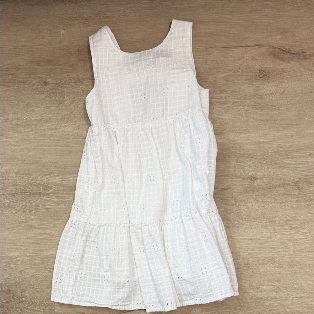 Cat & Jack White Sleeveless Kids Dress